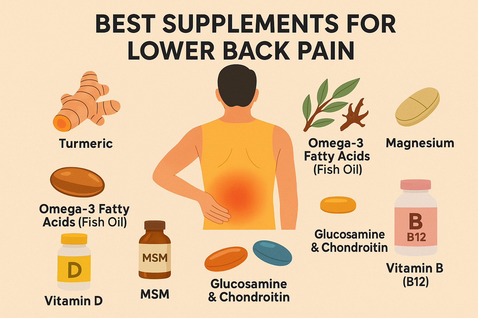 best supplements for lower back pain